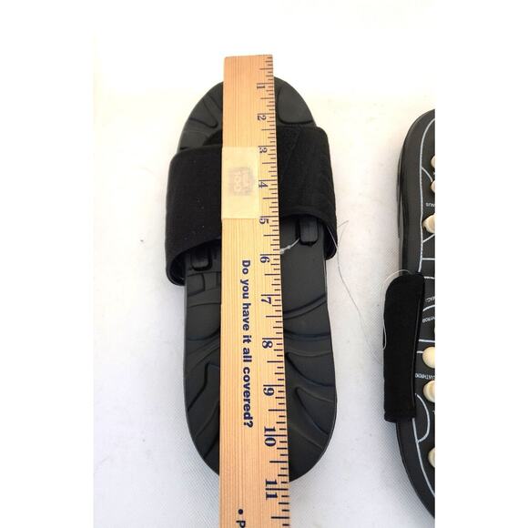 REFLEXOLOGY SANDLES/SLIPPERS-Acupuncture-Pressure Points-11" Long-Men's 10-11 - Picture 9 of 11